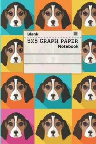 Cover of Blank 5x5 graph paper notebook