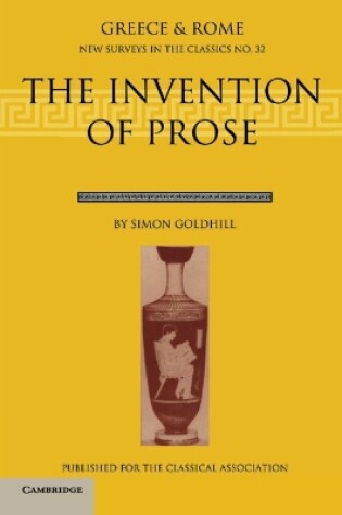 Cover of The Invention of Prose