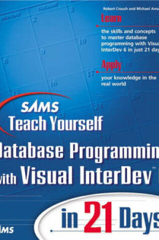Cover of Sams Teach Yourself Database Programming with Visual InterDev 6 in 21 Days