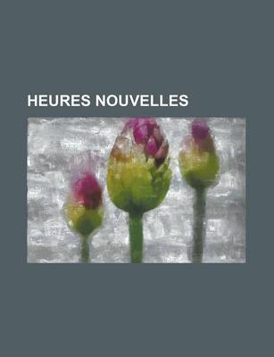 Book cover for Heures Nouvelles