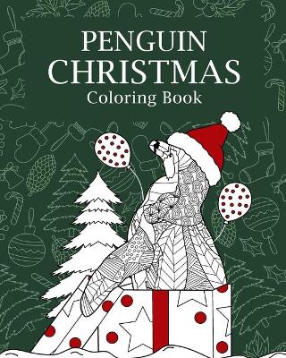 Book cover for Penguin Christmas Coloring Book