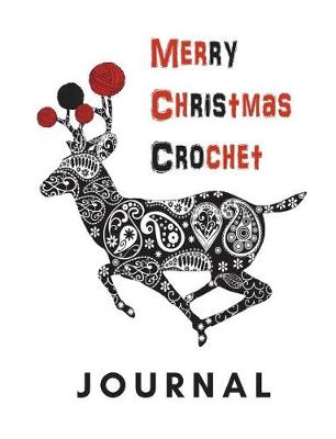 Book cover for Merry Christmas Crochet Journal