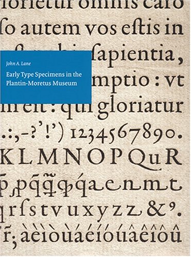 Book cover for Early Type Specimens in the Plantin-Moretus Museum