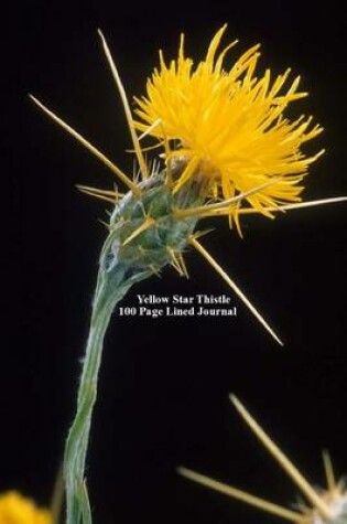 Cover of Yellow Star Thistle 100 Page Lined Journal