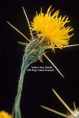 Book cover for Yellow Star Thistle 100 Page Lined Journal