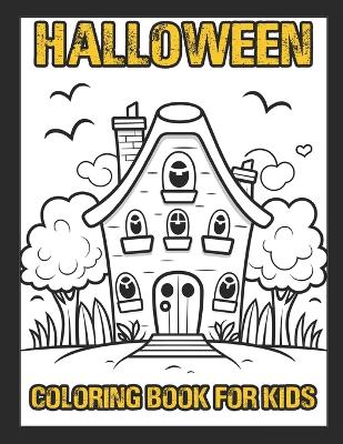 Book cover for Halloween Coloring Book for Kids