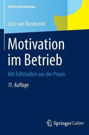 Cover of Motivation im Betrieb