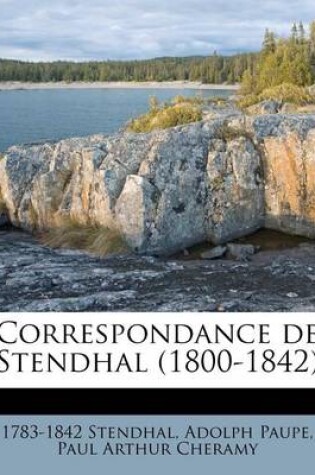 Cover of Correspondance de Stendhal (1800-1842)