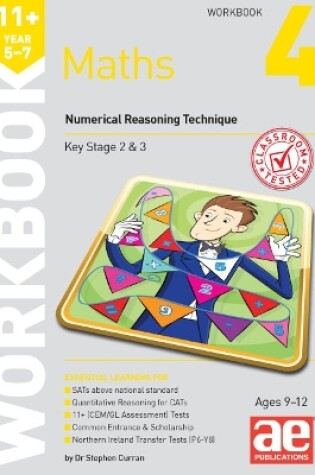 Cover of 11+ Maths Year 5-7 Workbook 4