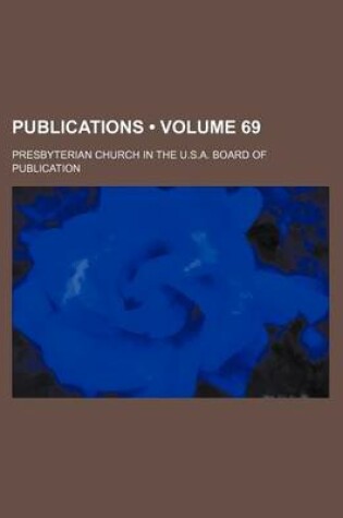 Cover of Publications (Volume 69)