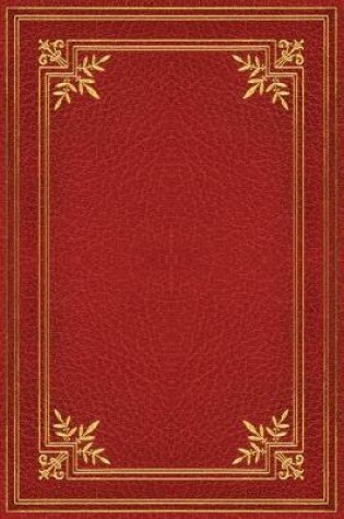 Cover of Crimson Foile Notebook