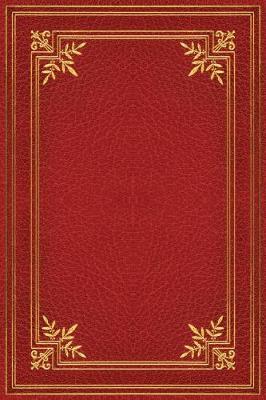 Book cover for Crimson Foile Notebook