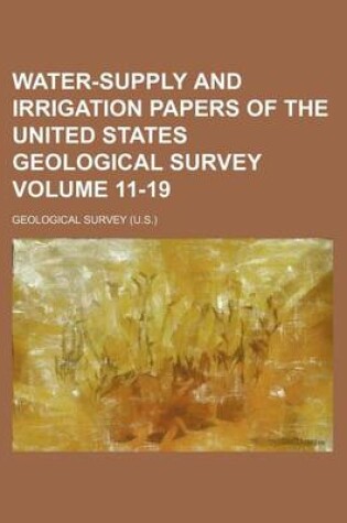 Cover of Water-Supply and Irrigation Papers of the United States Geological Survey Volume 11-19