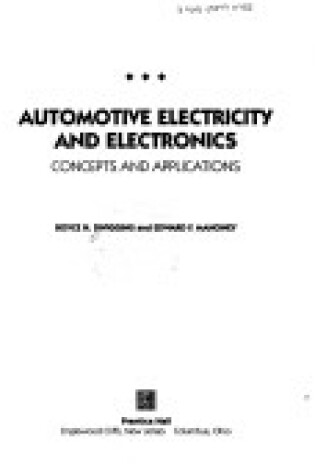 Cover of Automotive Electricity and Electronics