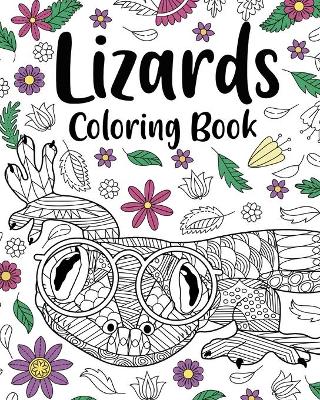 Book cover for Lizards Coloring Book