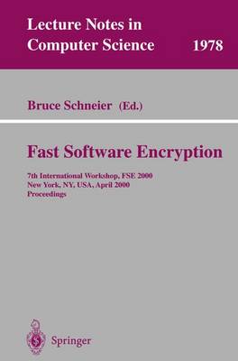 Book cover for Fast Software Encryption