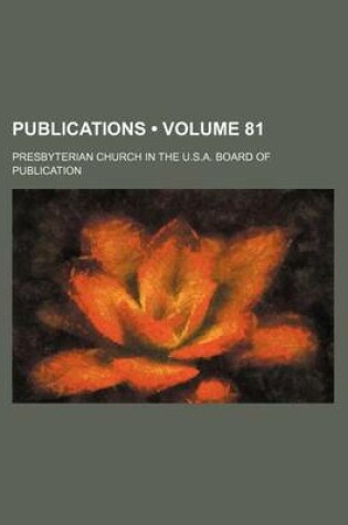 Cover of Publications (Volume 81)