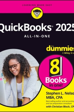 Cover of QuickBooks 2025 All-In-One for Dummies