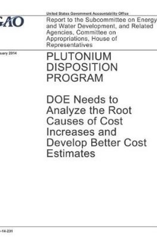 Cover of Plutonium Disposition Program