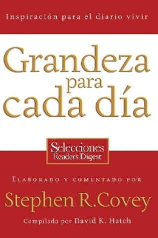 Cover of Grandeza para cada día