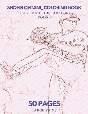 Book cover for Shohei Ohtani Coloring Book