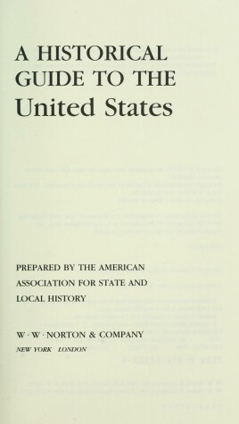 Book cover for HISTORICAL GUIDE TO U S CL