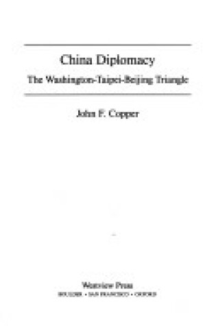 Cover of China Diplomacy