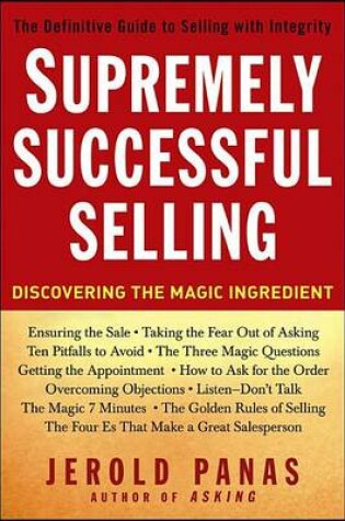 Cover of Supremely Successful Selling