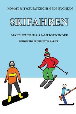 Cover of Malbuch für 4-5 jährige Kinder (Skifahren)