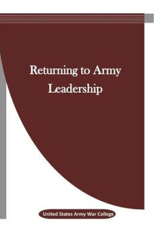 Cover of Returning to Army Leadership