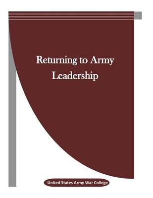 Book cover for Returning to Army Leadership