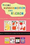 Book cover for Lustige Kunst- und Bastelarbeiten f�r Kinder (Tiere ausschneiden und kleben)