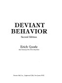 Book cover for Deviant Behaviour