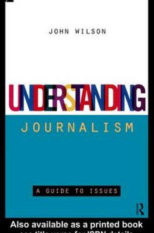 Cover of Understanding Journalism