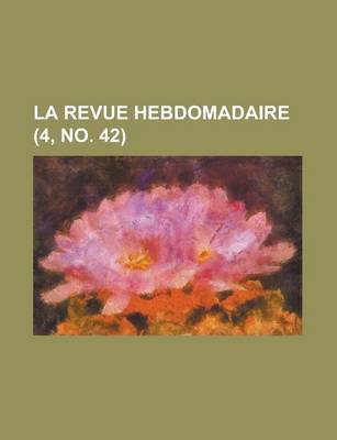 Cover of La Revue Hebdomadaire