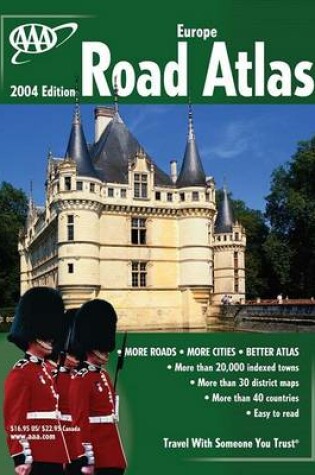 Cover of AAA Europe Road Atlas, 2004