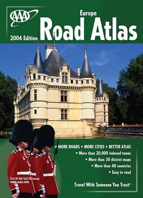 Book cover for AAA Europe Road Atlas, 2004