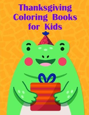 Book cover for Thanksgiving Coloring Books for Kids