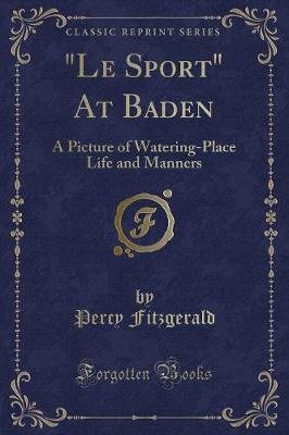 Book cover for Le Sport at Baden