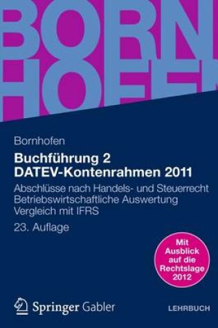 Cover of Buchfuhrung 2 Datev-Kontenrahmen 2011