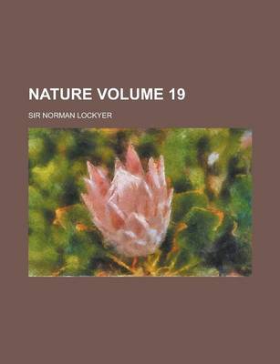 Book cover for Nature Volume 19