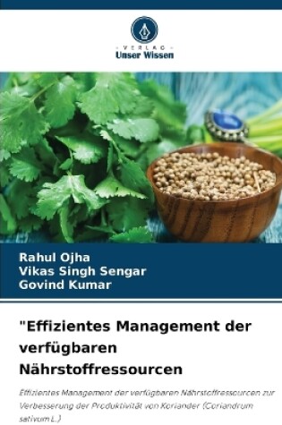 Cover of "Effizientes Management der verfügbaren Nährstoffressourcen