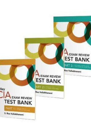 Cover of Wiley CIA Exam Review Test Bank 2020: Complete Set (2–year access)