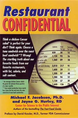 Book cover for Restaurant Confidential