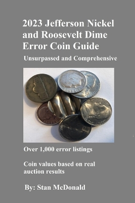 Book cover for 2023 Jefferson Nickel and Roosevelt Dime Error Coin Guide