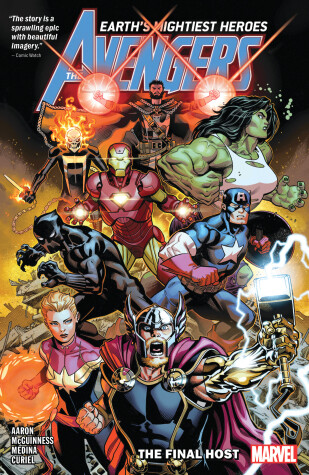 Book cover for Avengers by Jason Aaron Vol. 1: The Final Host