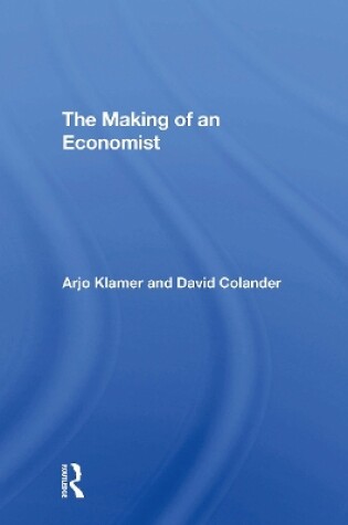 Cover of The Making Of An Economist