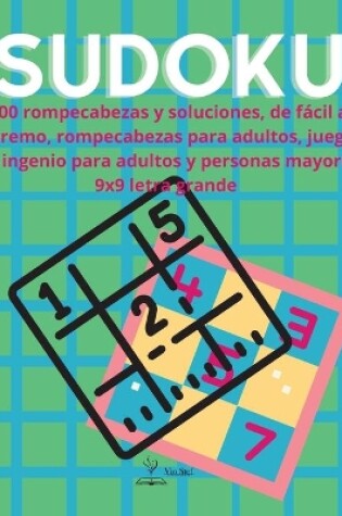 Cover of Sudoku libro de rompecabezas para adultos