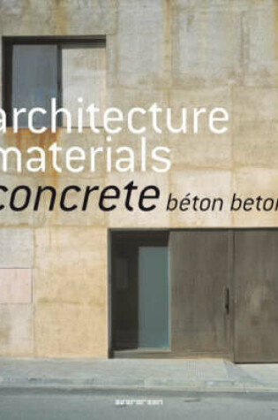 Cover of Architecture Materials Concrete