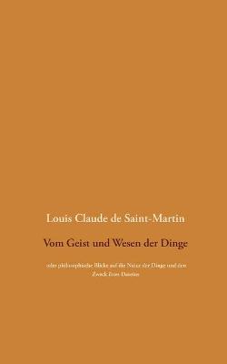 Book cover for Vom Geist und Wesen der Dinge